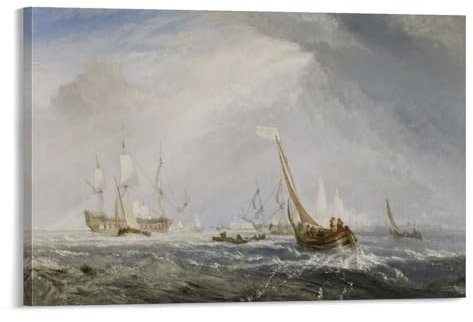 Joseph Mallord William JMW Turner Prints Painting (35) Home Decor Poster Wall Art Hanging Picture Print Decorative Painting Posters 08x12inch(20x30cm)