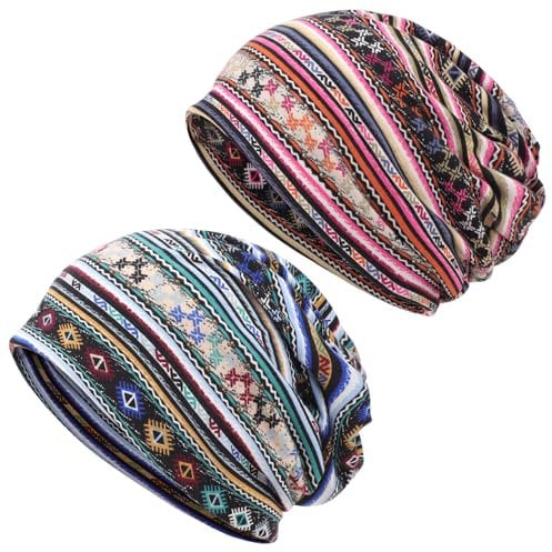 DRESHOW Slouchy Beanie Mütze Damen Leichte Beanie Chemo Kopfbedeckung Laufmütze Sportmütze für Damen