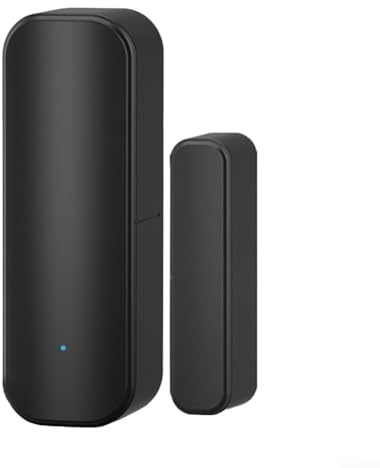 Tür- und Fenstersensor für Smart for Home Security Alarmanlage für Zigbee Tür- und Fenstersensoren mit einfacher Fernbedienung über mobile App (schwarz)