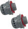FRTmvg Confezione da 2 filtri per detriti superiori P05346, filettatura maschio G3/4, ricambio per vasche idromassaggio gonfiabili Lay-Z-Spa e Coleman - Filtro spa in PVC