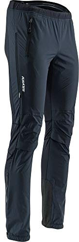 Silvini Herren Soracte Skitourenhose mit Verstärktem Flicken Auf der Innenseite des Knöchel Schwarz - XL