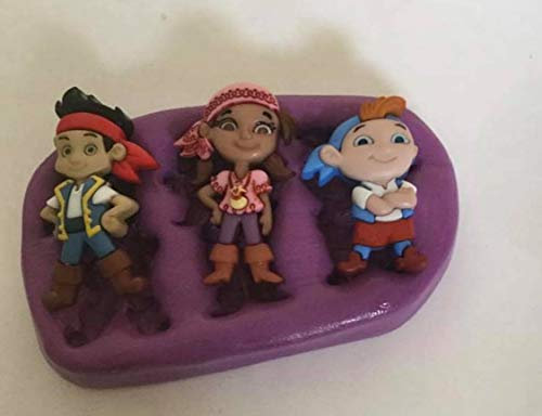 Jake et les pirates néerlandais Disney Moule en silicone pour cupcakes