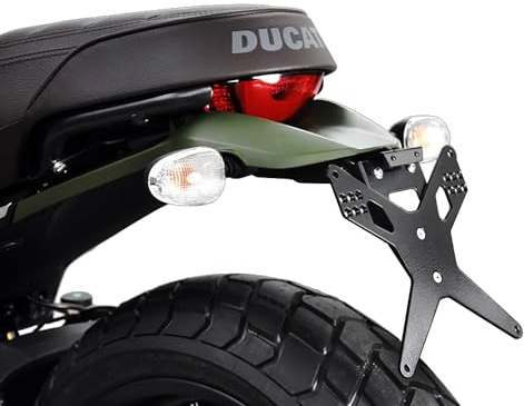 ZIEGER X-Line Kennzeichenhalter kompatibel mit Ducati Scrambler 800 BJ 2015-17