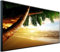 Ecowelle Infrarotheizung mit Bild | 750 Watt | 60x120 cm | Infrarot Heizung| | Made in Germany| d 33 Sonnenaufgang am Strand