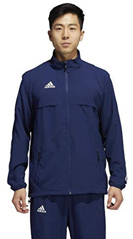adidas Rink Suit Jacket- Men's Hockey M Team Navy