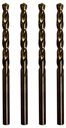 STROTON Metric M42 8% Cobalt Drill Bits for Stainless Steel and Hard Metal (5.5mm x 4pcs)