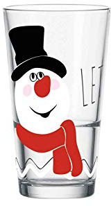 Leonardo Glas, Becher, Longdrinkglas - Schneemann - Glas - 315 ml - (HxØ) 13,3 x 7,8 cm