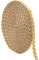 PandaHall 15M (16 Yards) 1/2 (14mm) Nylon-Kurvenmuster Gimp Braid Trim Für Kostüme DIY Crafts Nähen Schmuck Making Home Decoration, Dunkles Gold