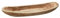 Cepewa Dekoschale Holzteller Bootform Paulownia-Holz Tischdekoration Schale 60x20cm (1 x Dekoschale Boot 20cm)