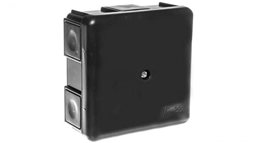 Dose n/t 6-Loch, schwarz EP-LUX IP55 0226-02 Elektro-plast Aufleger 5902012986653