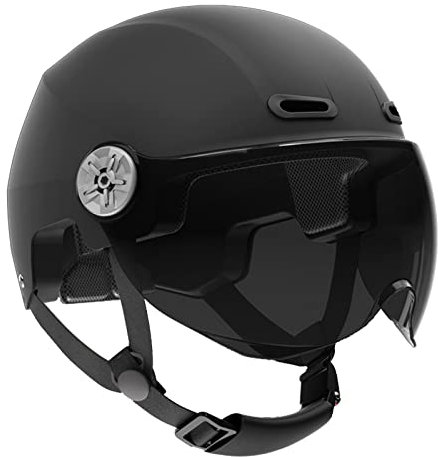 Rétro Casque de Moto Jet avec Visiere, Casques Vintage à Face Ouverte ECE Homologué Open Face Crusier Casque Cap pour Croiseur Chopper cyclomoteur(54-61cm) (Color : STYLE2)