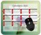 YENDOSTEEN Mauspad 2024 Kalender, Caterpillar Grass Flowers White Gaming Mauspad PAD#867 300 * 250 * 3 mm
