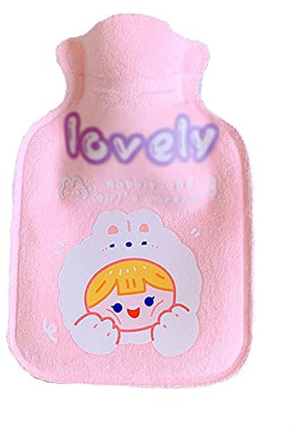 1pcs Belle dessin animé main Po mini bouteilles d'eau chaude,D,D