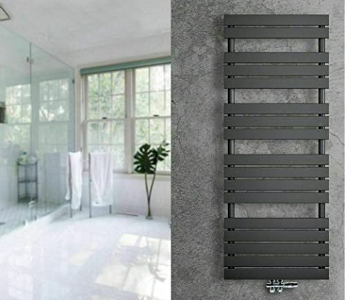 Badheizkörper Design Heizung Weiß/Anthrazit Paneelheizung Flachheizkörper (50x160cm Anthrazit)