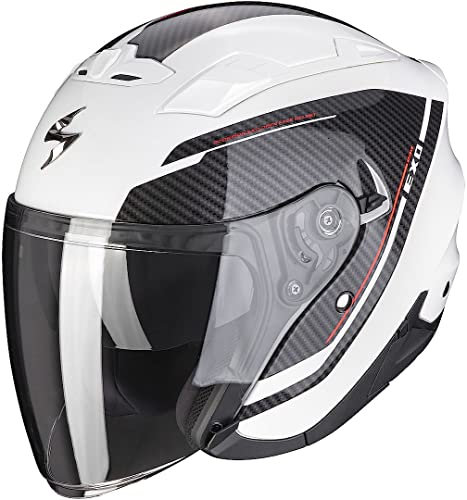 SCORPION EXO-230 Fenix Casque Jet (White/Black,XL (61/62))