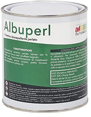 Italia colorpaint Albuperl Lucidante Vetrificante Sintetico Effetto Bagnato Faccia Vista per Cemento Pietra Leccese Carparo Pavimenti Rivestimenti (Litri 0,750)
