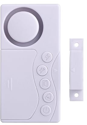 Window Door Security Alarm, Door Alarm for Home Security& Kids Safety, Door Window Alarm Sensor, Opening Entering Alert, Alarm for Garage Sliding Dementia Alzheimer, Anti-Theft Alarm