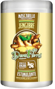 DONA FLORA – Ingwer-Haarmaske 1000g – Stimuliert Haarwachstum – Feuchtigkeitspflege für Trockenes Haar – Sulfatfrei & Für Curly-Methode – Für Alle Haartypen