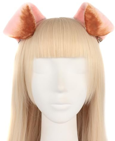 Asudaro Halloween Cosplay Fuchsschwanz Falsche Pelzige Katzenohren Cosplay Set Flauschige Werwolf Haarreifen Wolf Schwanz für Damen & Herren Halloween Karneval Dress Up Tiere Cosplay Set Ohr