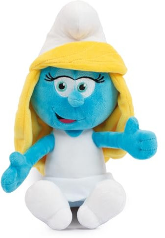 Deine neuen Plüschschlümpfe, super weich. Entdecken Sie die ikonischen Charaktere. 4 Neue Modelle zum Sammeln, Größe 20 cm, blau