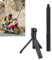 Treppiede per Selfie Stick Invisibile, Bastone per Selfie Estensibile da 47 Pollici, Treppiede per Selfie Stick Estensibile per Action Camera da 28‑120 Cm, per Action Camera X4