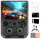 RG406V Console di gioco portatile retrò, touch screen IPS da 5,4 pollici Unisoc T820 Android 13 integrata 256G TF Card 9000 giochi per videogiochi per bambini ragazzi (4+128G) + 256G)