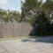 IKAYAA Gabionen Zaun mit Deckel 400x50x150 cm Steingabionen Steinkorb Gabionenwand Gabionenkörbe Gabionengitter Drahtkorb Steingabionen