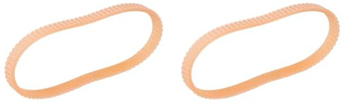 Cintura di Trasmissione Scanalata per a Nastro 2 Pezzi, 10 Pollici, a Basso Rumore, Circonferenza della Cinghia 34 Cm, per Torni, Trapani, Seghe Tavolo, Seghe a Nastro,