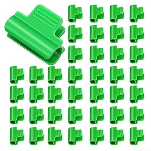 Gdfnmogo Morsetto per Serra, 40 Pezzi, 8 mm, Verde