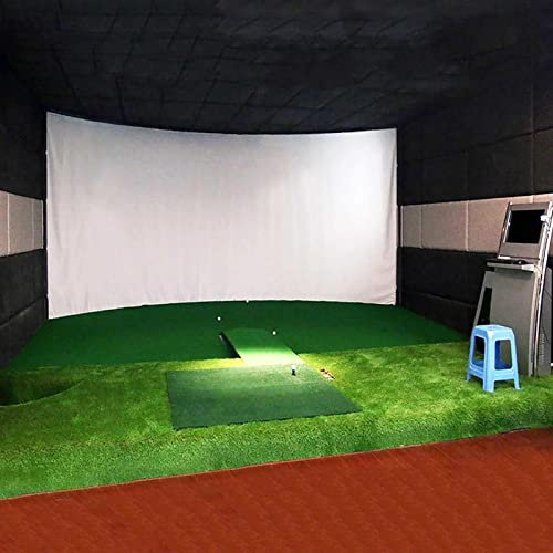 LXWKAI Indoor Golf Simulator Impact Screen HD Impact Screen Clear HD Projection Surface, Ideal for Golf Home Practice Projection Screen for Golf Training(300 x 400cm)