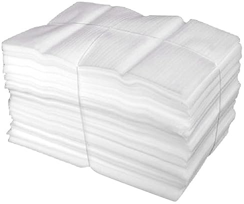 Uonlytech 100 Pochettes En Mousse Pour Emballage 25.00 X 15.00 cm Protection Antichoc Pour Verres Vaisselle Tasses Déménagement Et Expédition