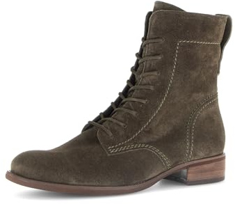 Gabor Damen Chelsea Boots, Frauen Stiefeletten,Schlupfstiefel,flach,Stiefel,Bootee,Booties,halbstiefel,Kurzstiefel,Oliv,44 EU / 9.5 UK
