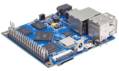 Banana Pi BPI-M2+ Single Board Computer, Allwinner H3 Quad-Core 1.2GHz Cortex-A7, 1GB DDR3, 8GB eMMC, HDMI, Gigabit Ethernet (Banana Pi BPI-M2+ Single Board)