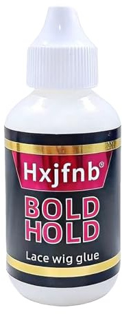 Colle dentelle forte tenue,60ml(2.1oz),Colle à dentelle pour perruque,Colle pour cheveux,Adhésif Tenue Forte Invisible Imperméable pour Perruque en Dentelle,Postiches,Fausses Barbes et Moustaches