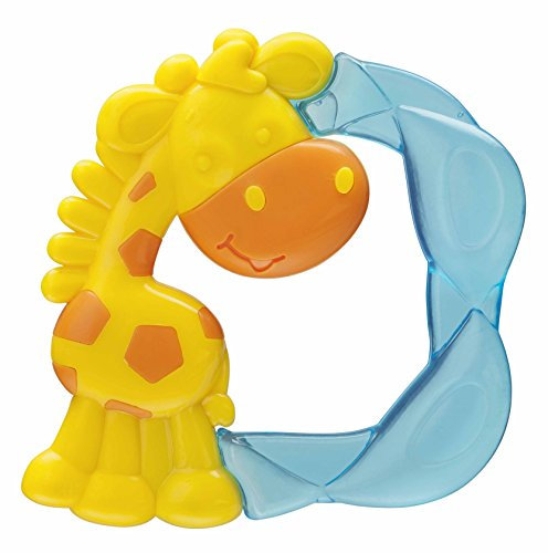 Playgro Beißring Jerry Giraffe - Babybeissring - Babysilikonbeissring - Silikonbeissring - Zahnungshilfe - Silikon - Kinderbeissring - farbig