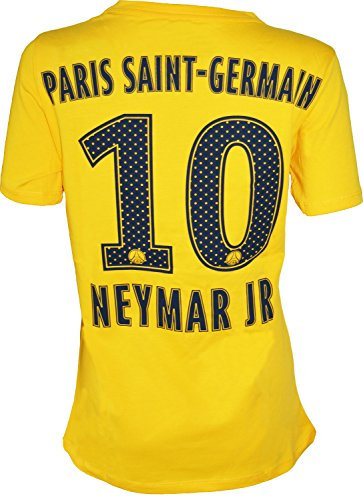 PSG T-Shirt Neymar Jr - Collection Officielle Paris Saint Germain - Taille Adulte Femme L