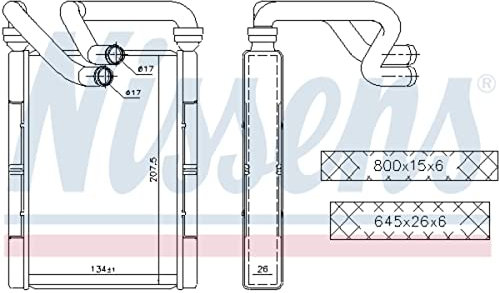 Nissens 707094 Heizung