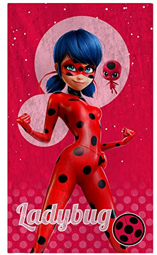 Miraculous Ladybug Supergirl Strandtuch, Baumwolle, 70X120 cm