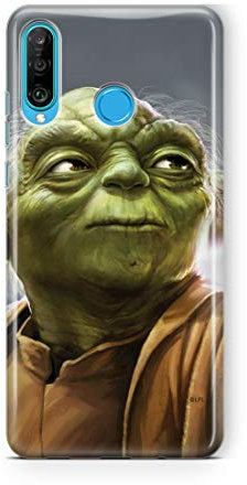 ERT GROUP - Custodia originale e con licenza ufficiale Star Wars Yoda, per Huawei P30 Lite, cover in plastica TPU silicone protegge da urti e graffi