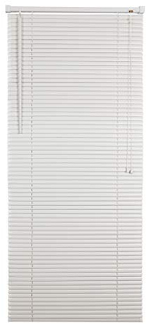 Jalousie PVC Sichtschutz Größen 68x162 cm Weiß