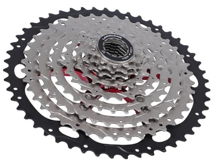 LANXUANR 9-Gang-Mountainbike-Kassette Passend für MTB-Bikes, Rennräder ， Superleicht (US-9S-46T)