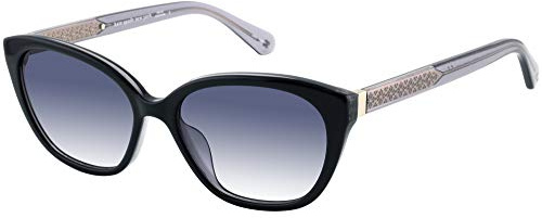 Kate Spade Mens Philippa/G/S Sunglasses, Black/Gris Sombreado, 54