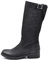 IF Fashion Stivali Stivaletti da Donna Biker Motociclista Traforati Primaverili Estivi con Fibbia LY70-4 Nero N.41