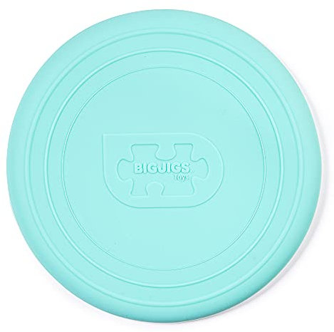 Bigjigs giocattoli pieghevole Frisbee Flying Disc Beach Toy - Eggshell verde