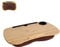SUMISKY Lap Desk-Portable Laptop Table with Bamboo Platform Phone Holder Pillow Cushion Anti-Slip Stopper on Bed & Sofa (Large with Cup Holder)