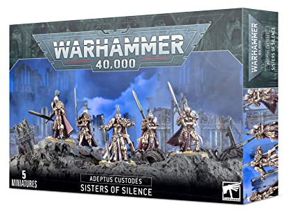 Games Workshop Warhammer 40k - Astra Telepathica Sisters od Silence, Mehrfarbig/Meereswellen (Ocean Tides)