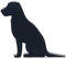 Balvi cale-Porte Canine Couleur Noir Petit Chien Qui retient Votre Porte Plastique 7,5x14x2,5 cm
