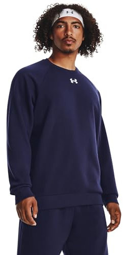 Under Armour Men's UA Rival Fleece Crew Shirt Midnight Navy