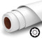 Ryebme Plotterfolie Textil Weiß, 3D Puff Vinylfolie Plotter 10 x 6FT Flexfolie Plotter Textil für Diy T-Shirt, Einfach Zu Schneiden für Stoff Zum Aufbügeln