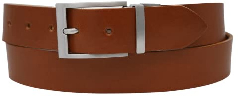 AnnaMatoni Gürtel Herren – 3,5 cm breiter Ledergürtel, Made in Germany. Premium Rindsleder, pflanzlich gegerbt-Kürzbar, Gürtel, Ledergürtel